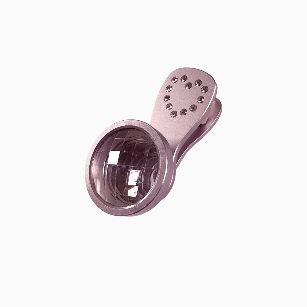 Swarovski Crystal Pink Smartphone Lens Clip Y2K McBling Universal Tech Accessory